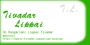 tivadar lippai business card